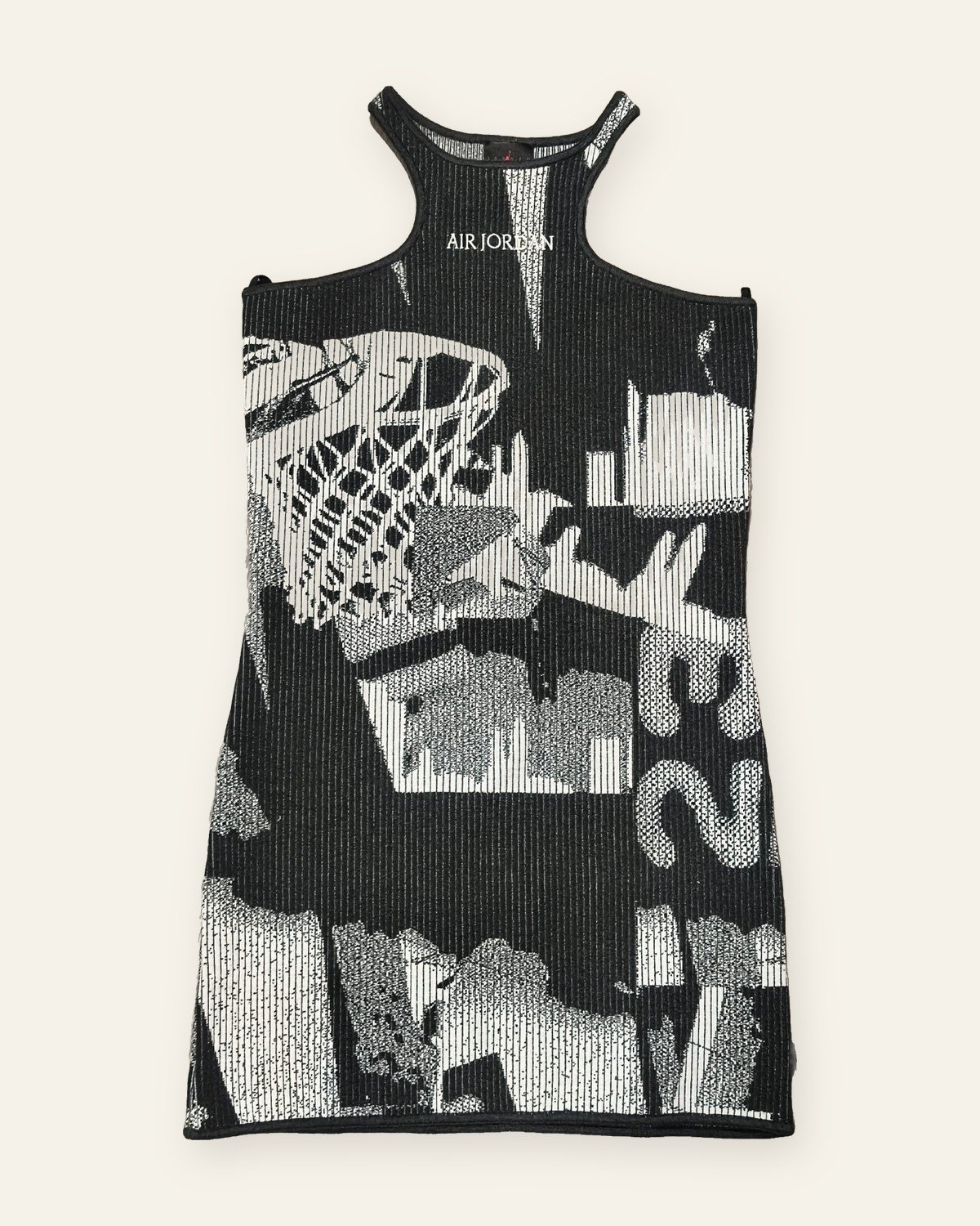 Air Jordan Women's Knit Dress, Sail/Black – front view