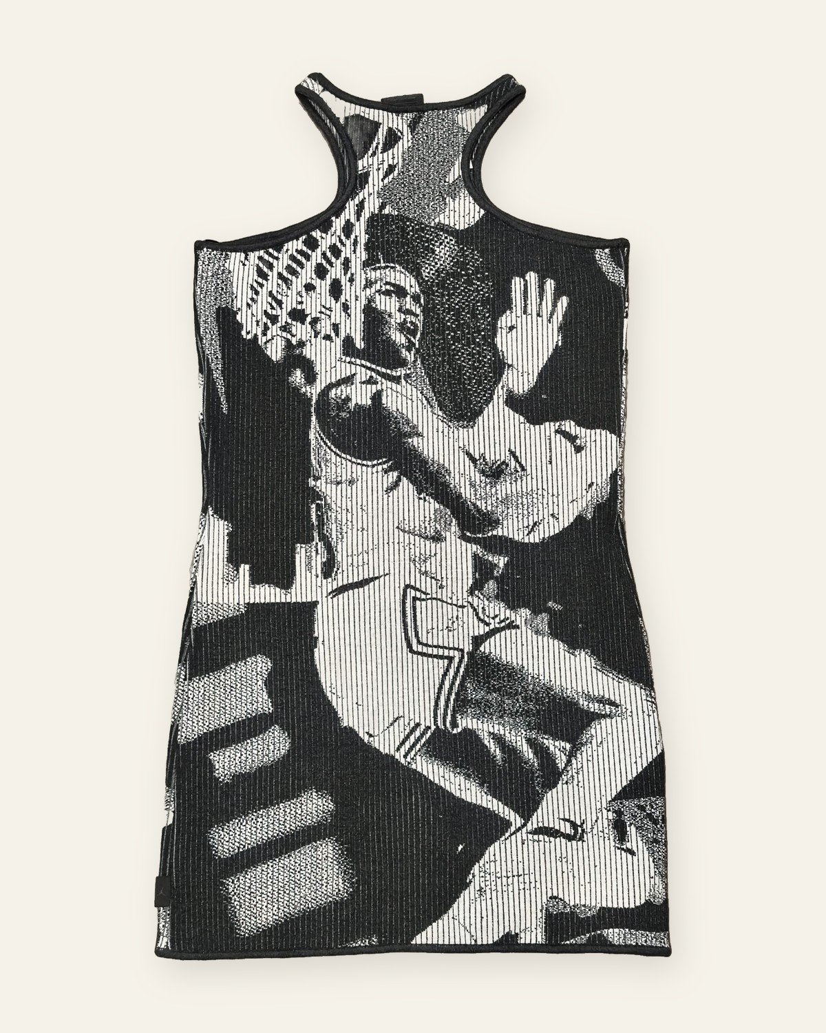 Air Jordan Women's Knit Dress, Sail/Black – back view
