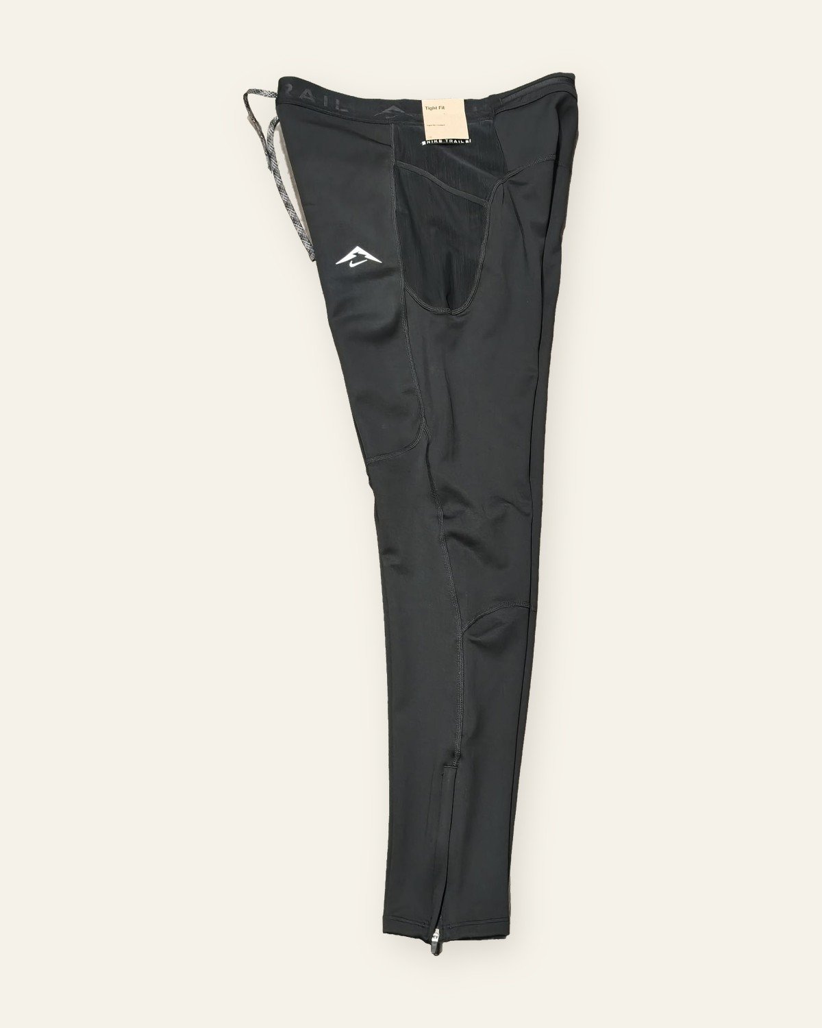 Nike Trail Lunar Ray Men's Winterized Running Tights — Black – side view