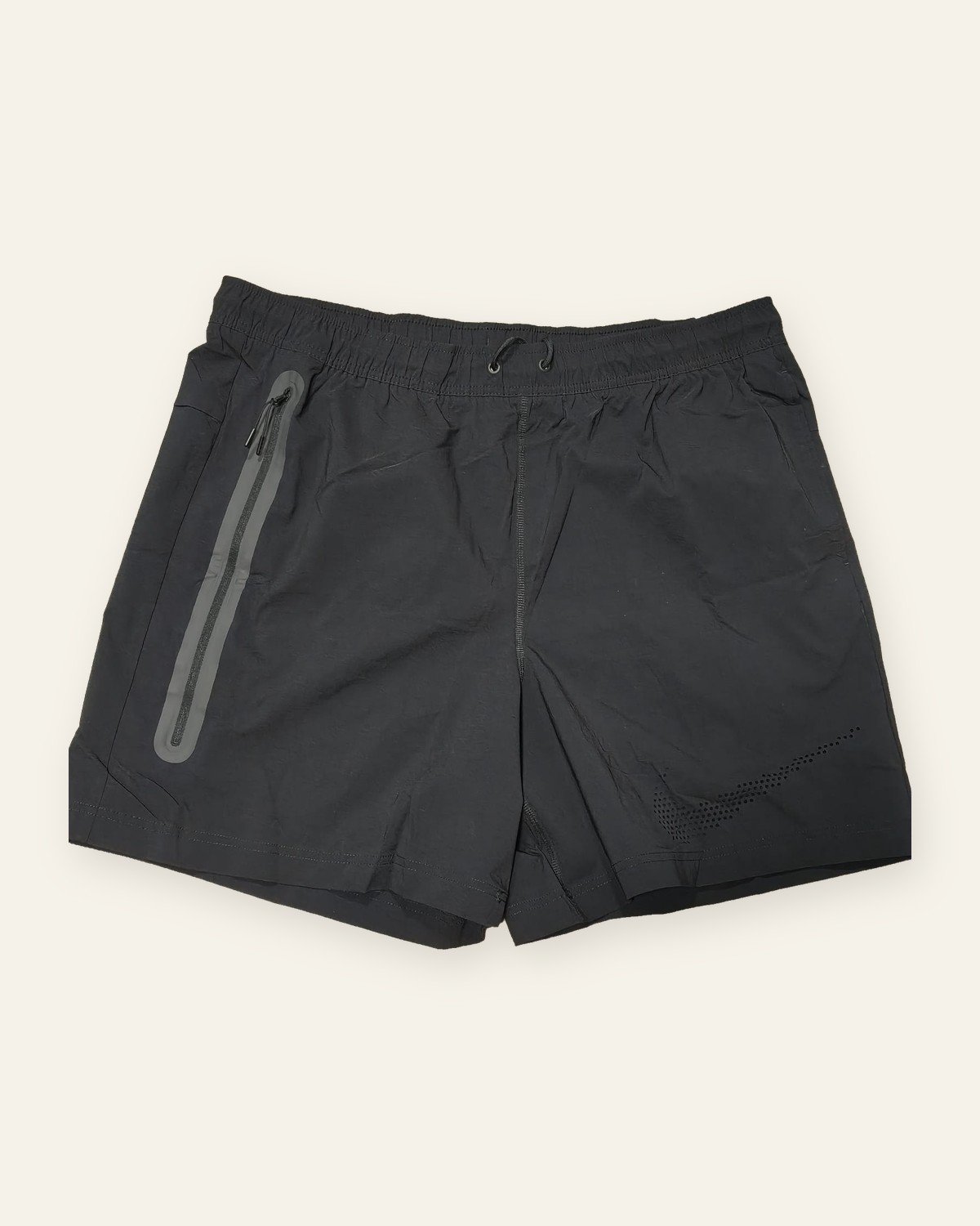 Nike Tech Woven Shorts, Black – front view