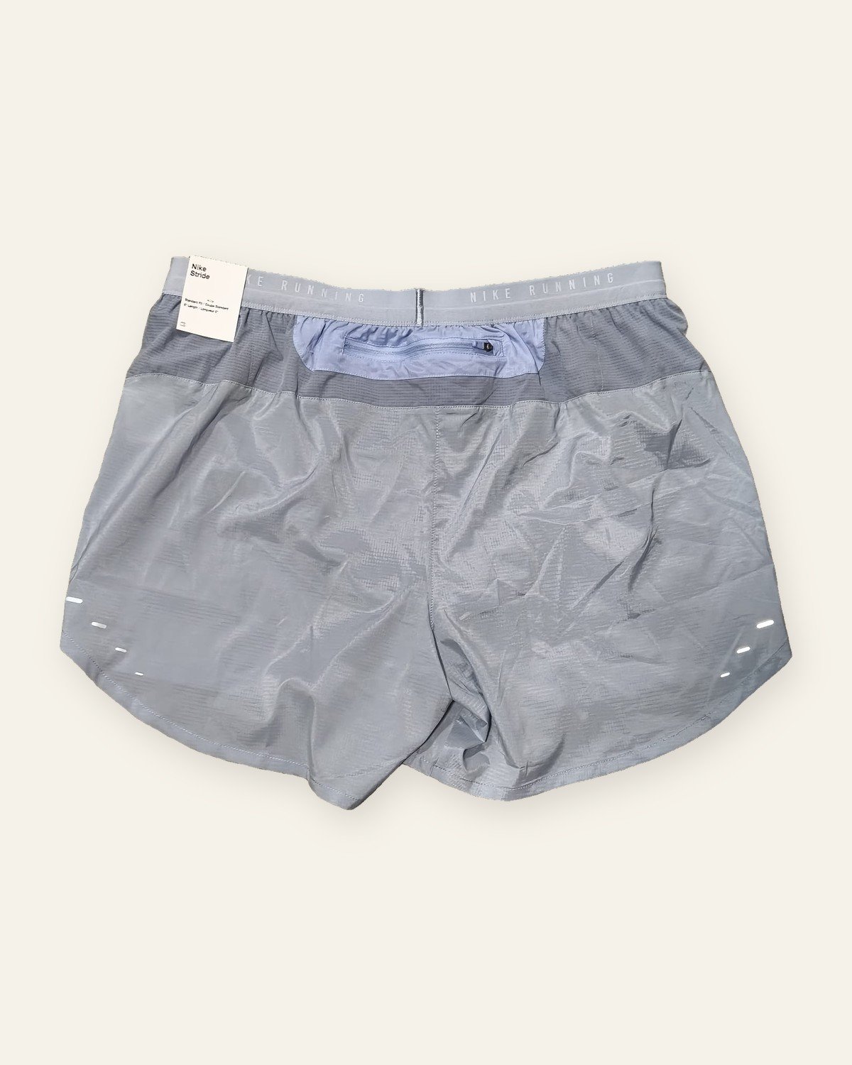 Nike Trail Second Sunrise Men's Dri-FIT ADV 5″ Brief-Lined Running Shorts — Mint Foam – back view