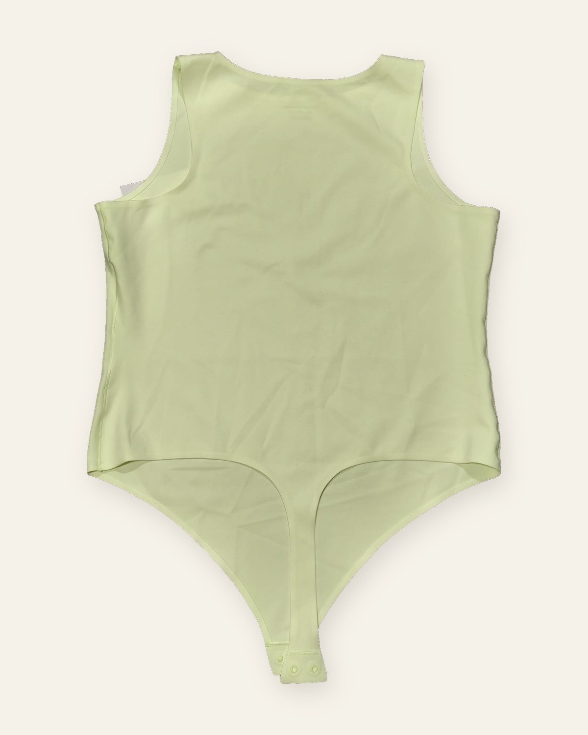 Nike Form Women's Tank Bodysuit, Barely Volt – back view
